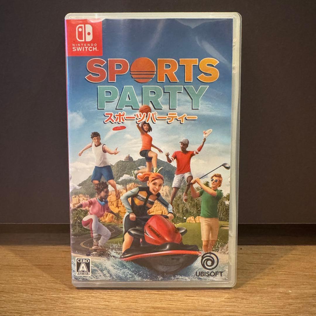 Nintendo Switch 青/赤 + Sports Party 付属品完品