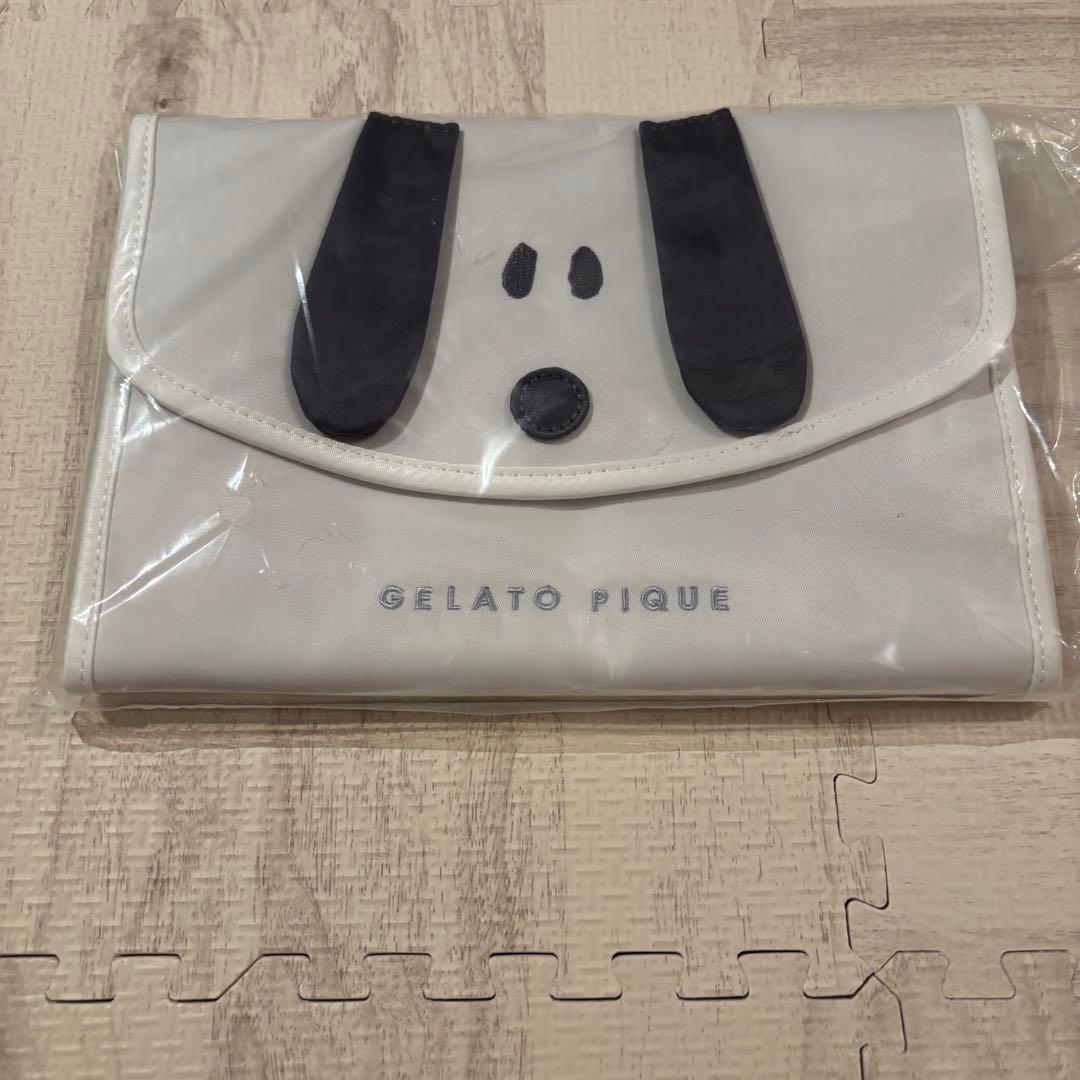 ジェラートピケ　母子手帳ケース Mサイズ　PEANUTS スヌーピー