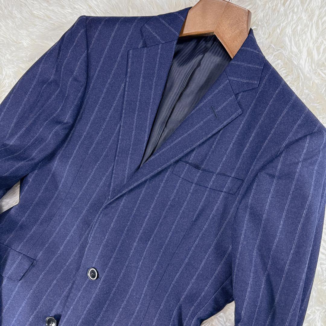 【イタリア生地】スーツセレクト カノニコ セットアップ スーツ ストライプ Y4