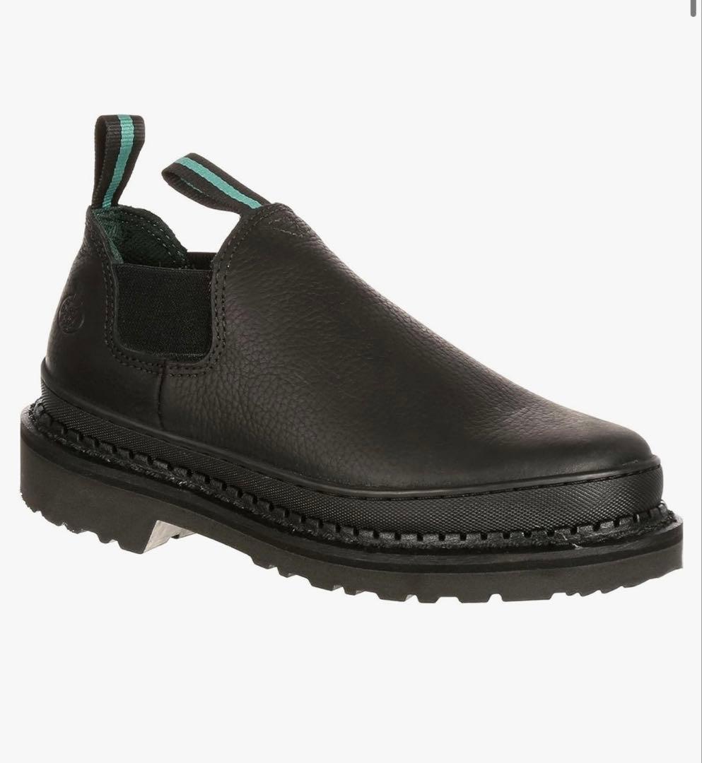 ia Boot ジャイアントロメオワークシューズ サイドゴア ブラック