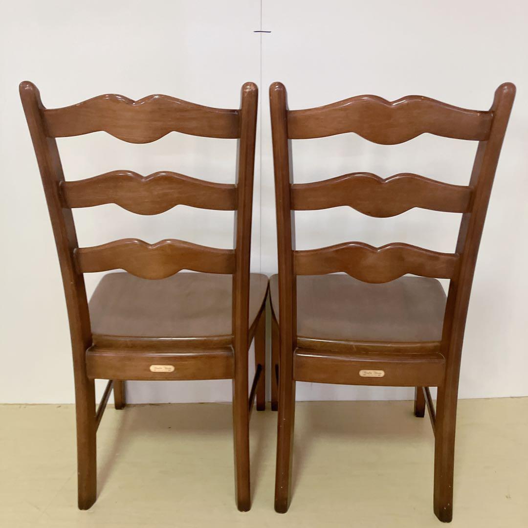 マルニ MARUNI Flandre House 木製ダイニングチェア2脚　②