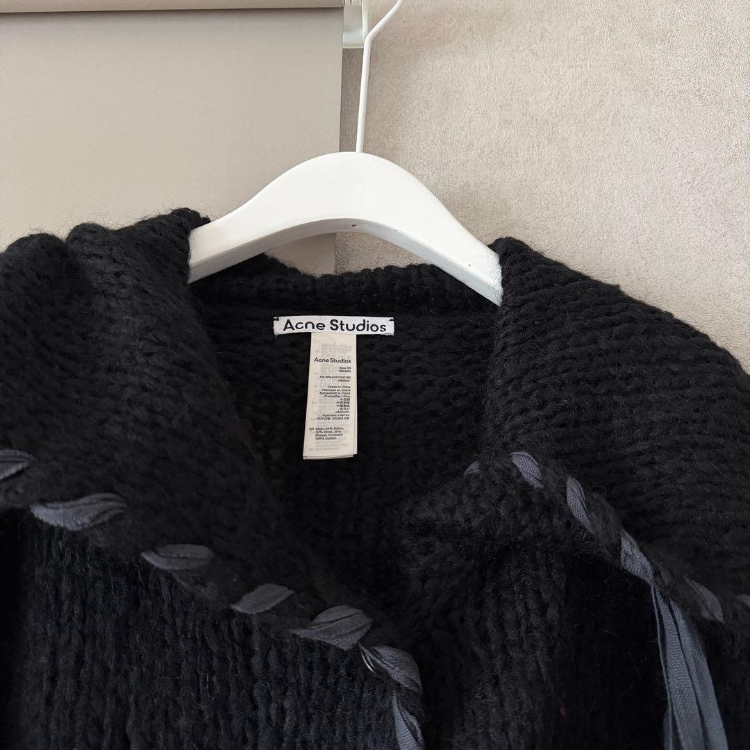 Acne Studios ニット カーディガン Black ブラック