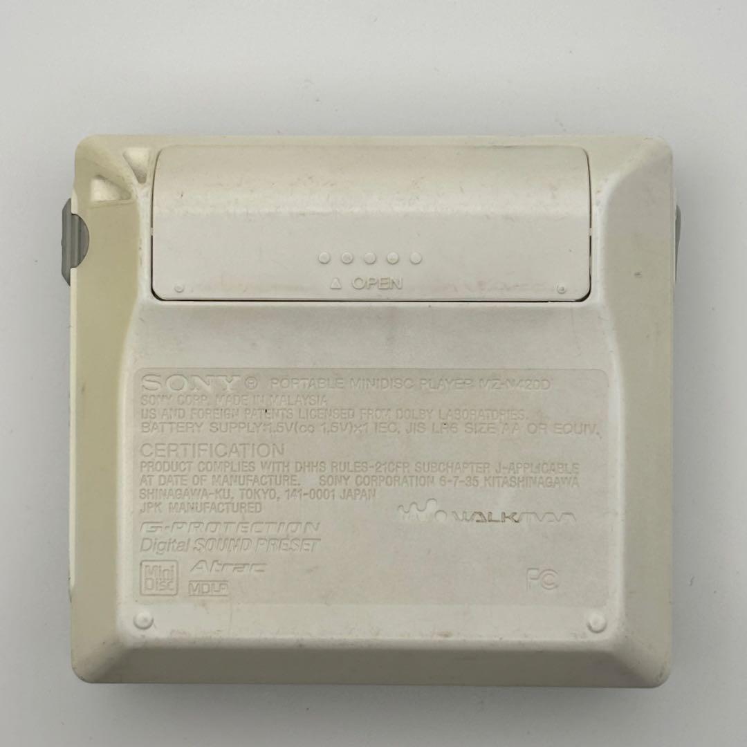 動作品 SONY MZ-N420D ソニー Net MDウォークマン 海外モデル