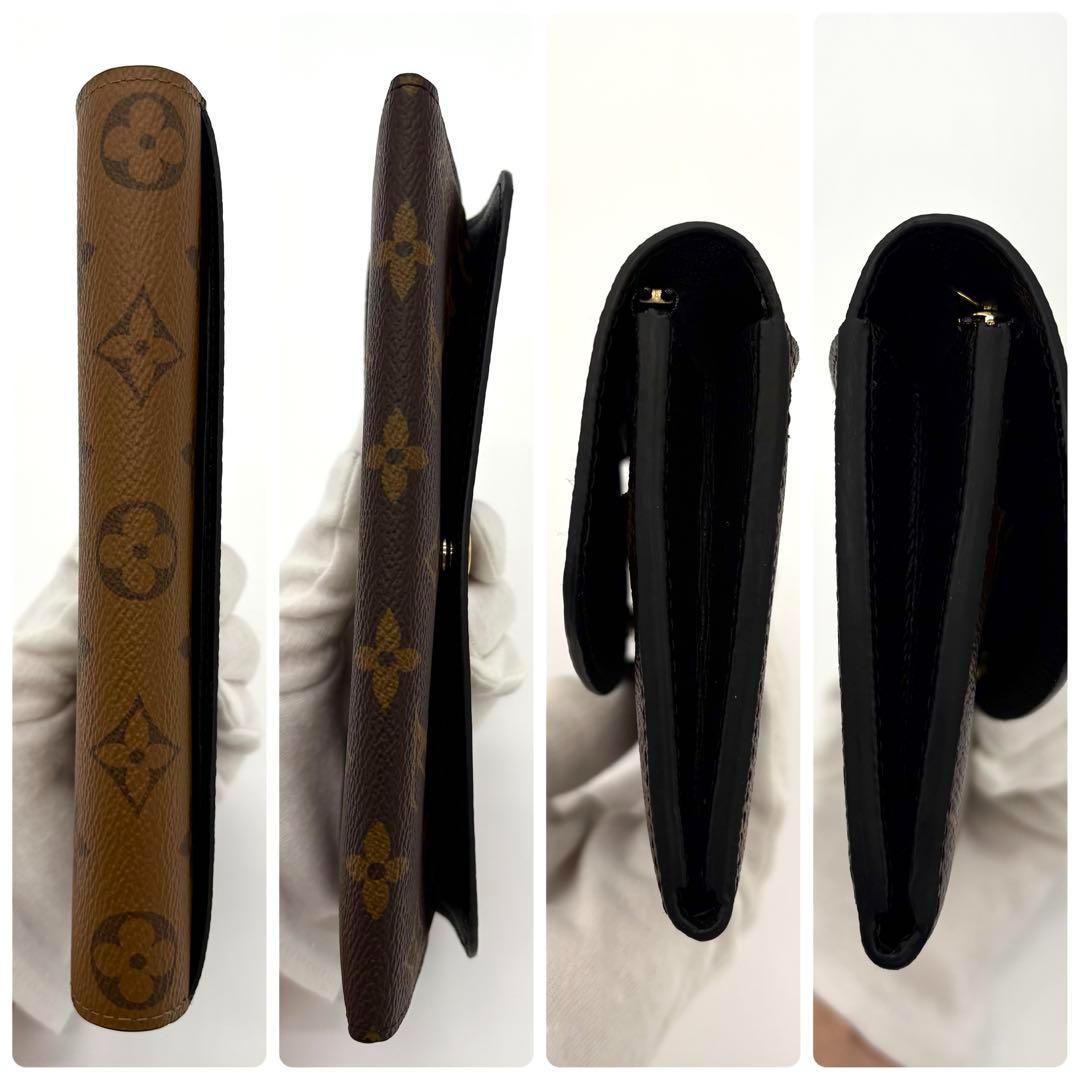 ルイヴィトン 長財布 モノグラム リバース ポルトフォイユ エミリー 1832
