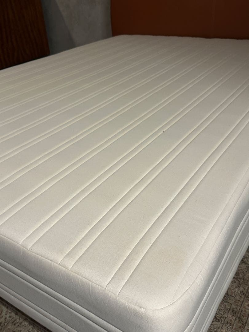 【東京23区配送無料】ダブルベッド　フレーム　セット　レザー　ホテル　140cm