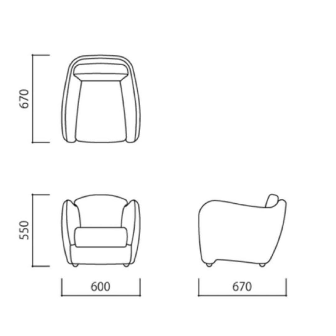IDEE MINIMILLERARMCHAIRミニミラーアームチェアピンクグレー