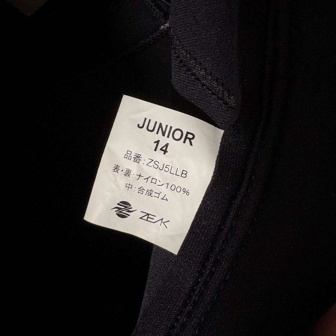 未使用 ZEAK ウェットスーツ 子供用 キッズ 5×3㎜ フルスーツ 14号