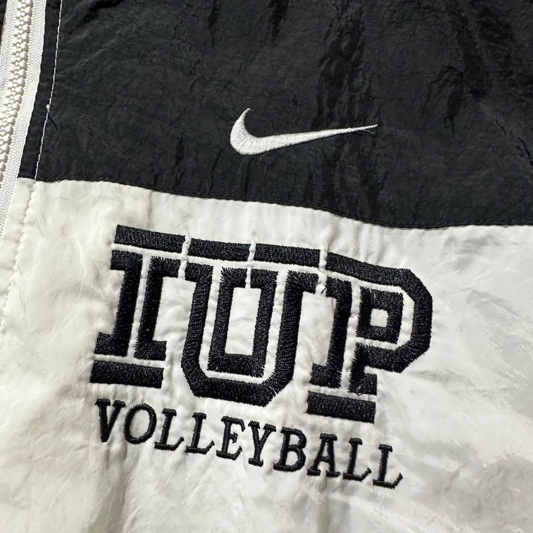 90s ナイキ 菅田将暉着用 同モデル ナイロンジャケット 白タグ 刺繍ロゴ