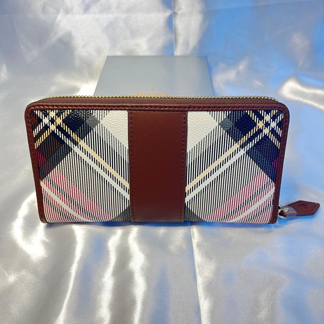 新品 Vivienne Westwood 珍しいコーヒー柄 長財布 バレンタイン