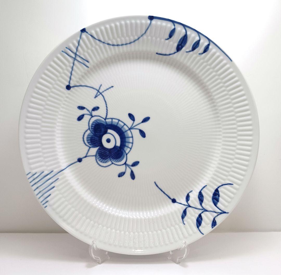 専用Y3269-3.4 ロイコペ 2枚 ブルーフルーテッド プレート　T