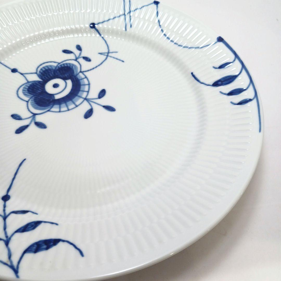 専用Y3269-3.4 ロイコペ 2枚 ブルーフルーテッド プレート　T