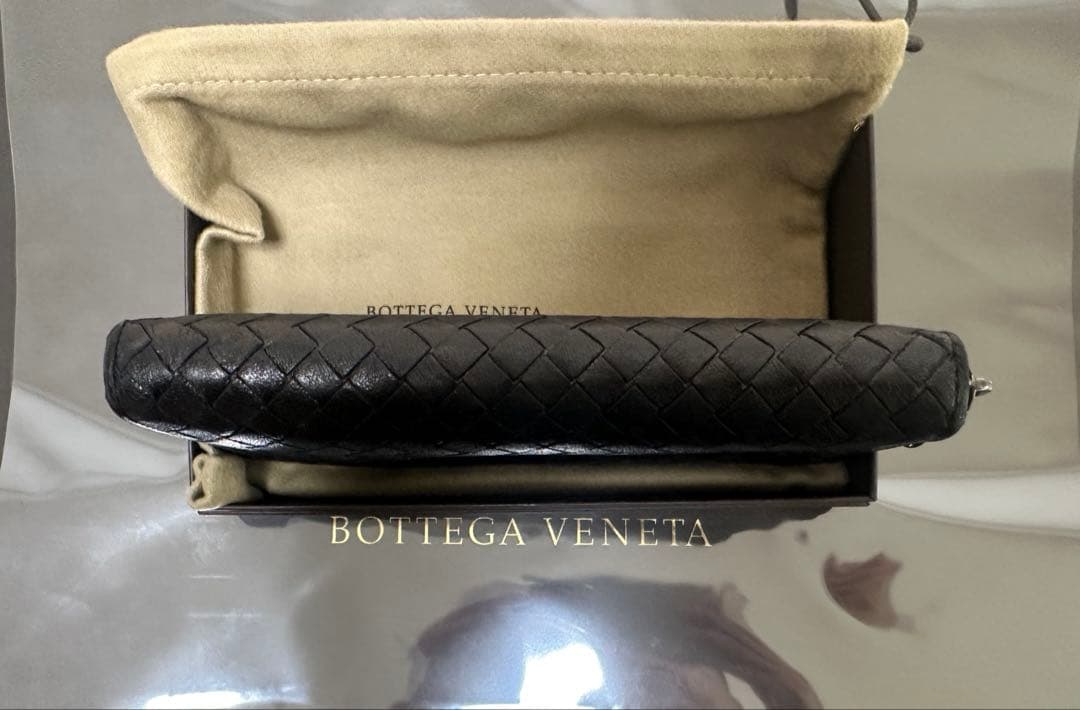 【付属品付】ボッテガヴェネタ ラウンドファスナー/ラム/黒/7️⃣✨✨✨