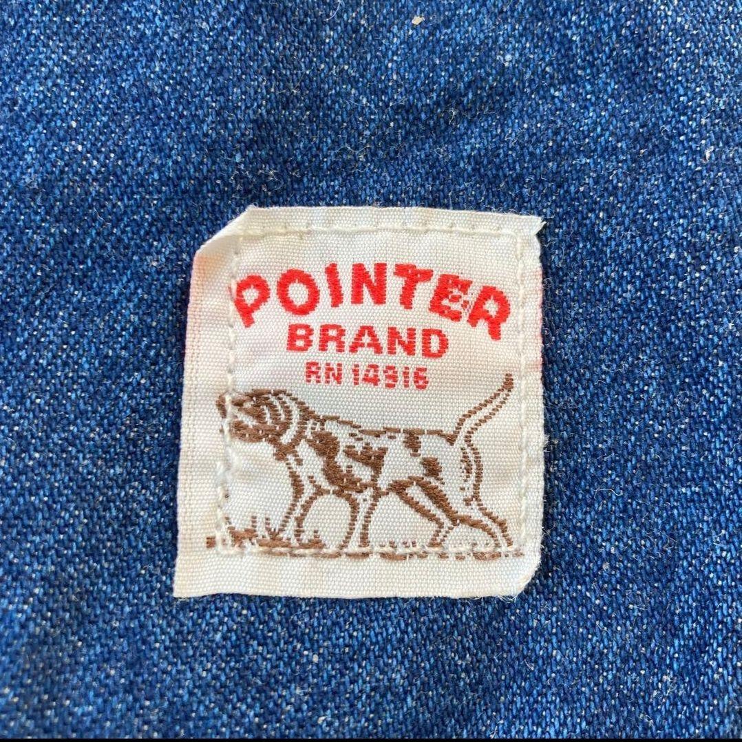 【USA製】POINTER BRAND デニム カバーオール ポインター