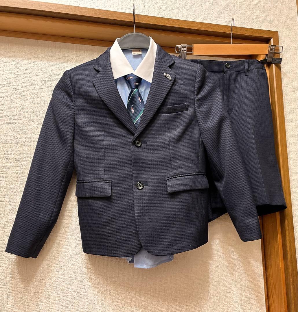 ❤️petit main プティマイン フォーマルスーツ 130cm 卒園式入学式