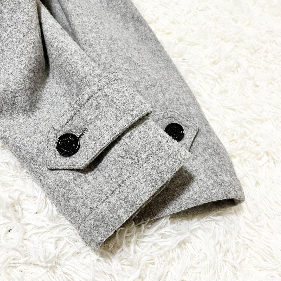 ✨美品✨ブラックレーベルクレストブリッジ　Ｐコート　ダブル　キルティング M