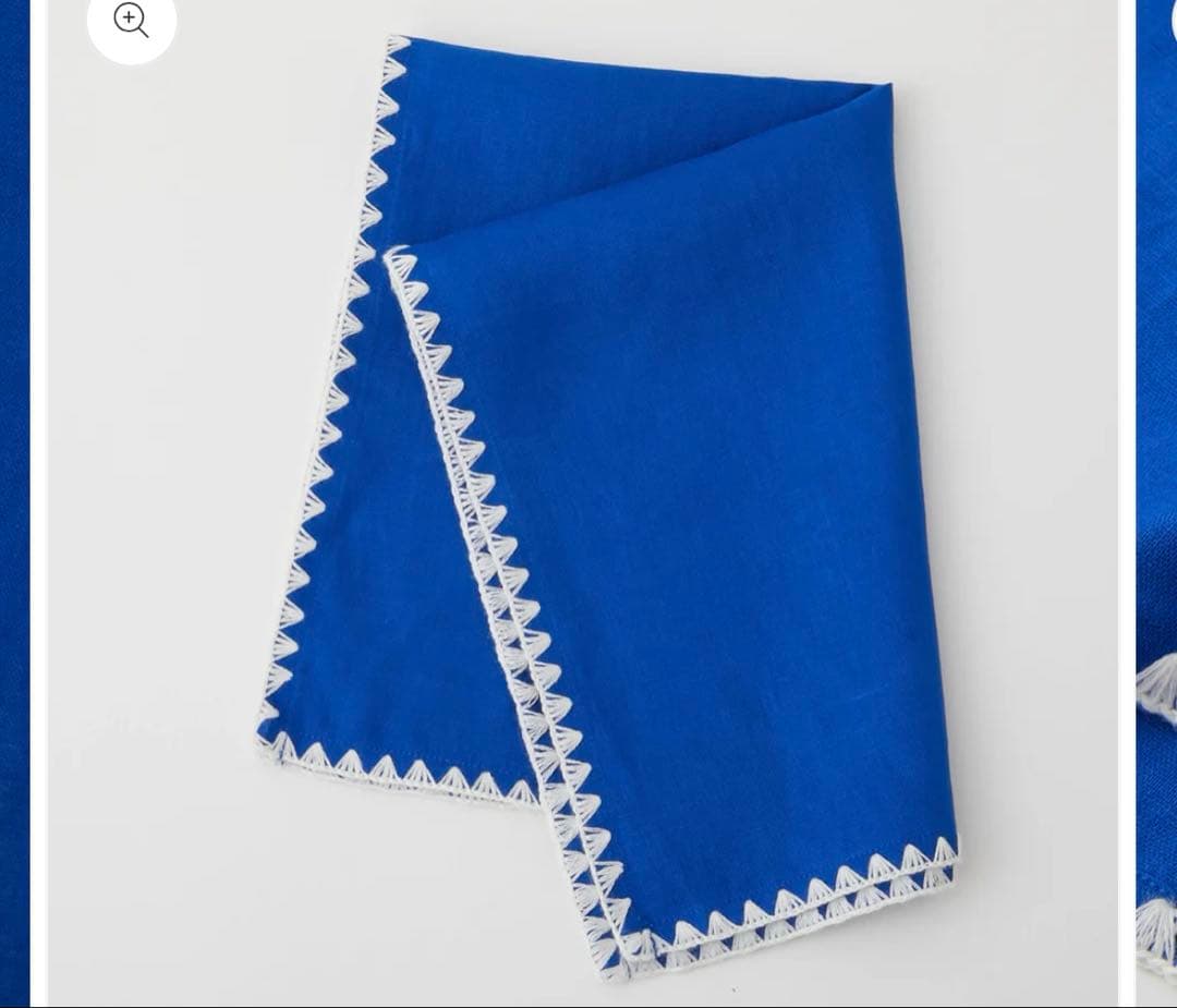 【新品】【新作】⭐️エプロン⭐️タキマキ⭐️TAKIMAKI ブルー　クロス付