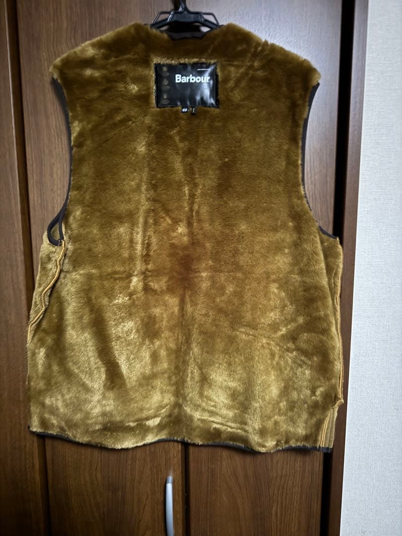 BARBOUR バブアー ファー ボア ベスト 3クラウン