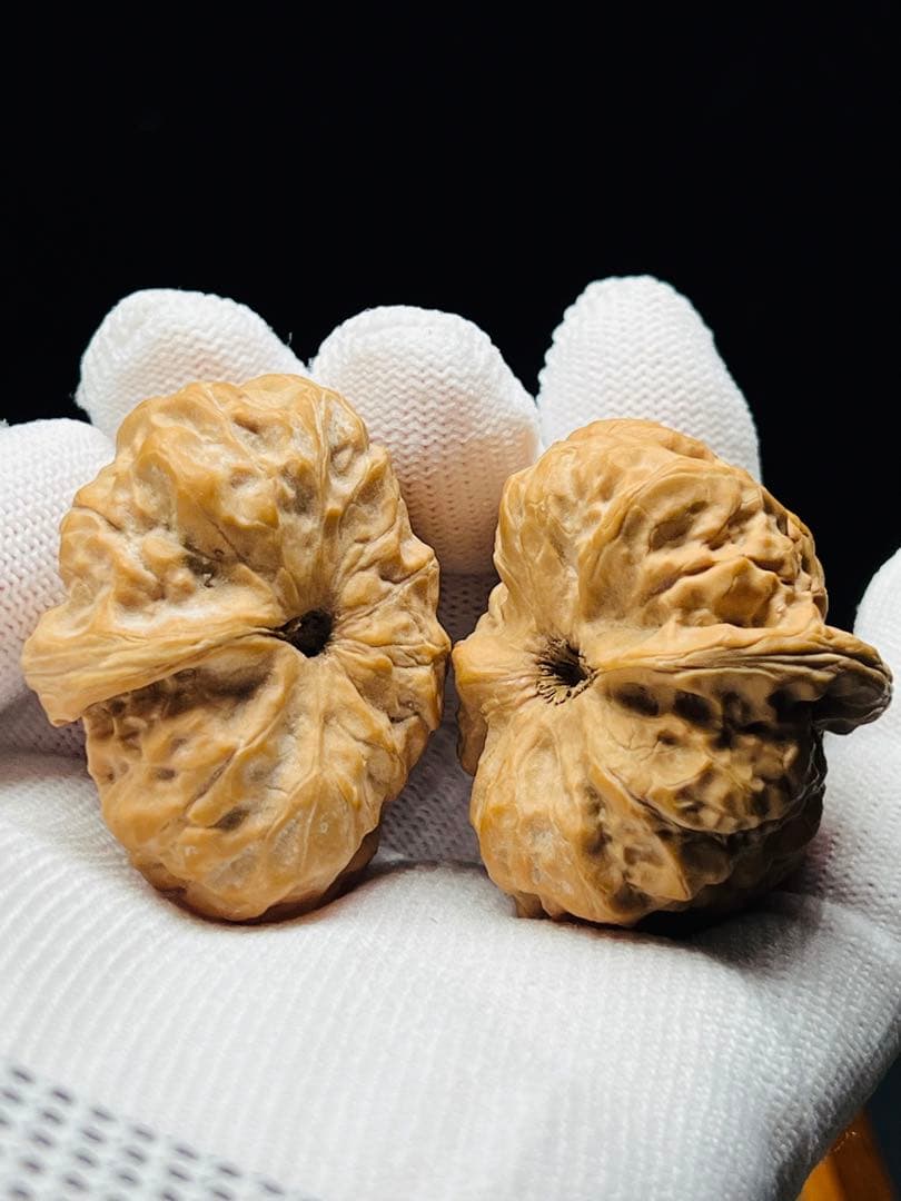 文玩堂：文玩核桃蝦蟇頭一筋（42mm）特卖