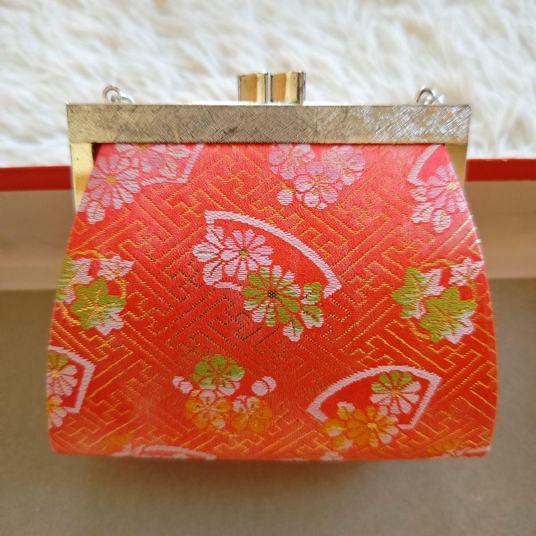 はこせこセット 晴れ着の丸昌 小物セット 七五三 朱色 ７歳 セレモニー