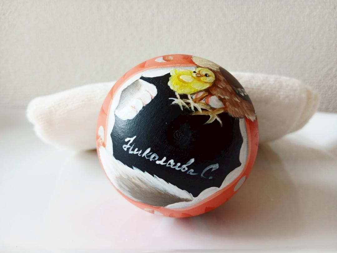 【CBT124】9cm級 おきあがりこぼし(大) スベトラーナ