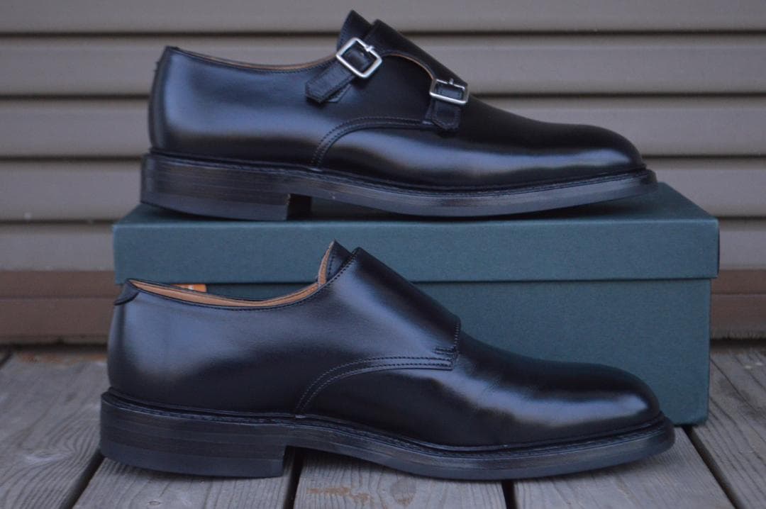 着用数回　CROCKETT＆JONES　COMPTON2　7.5E　ブラック