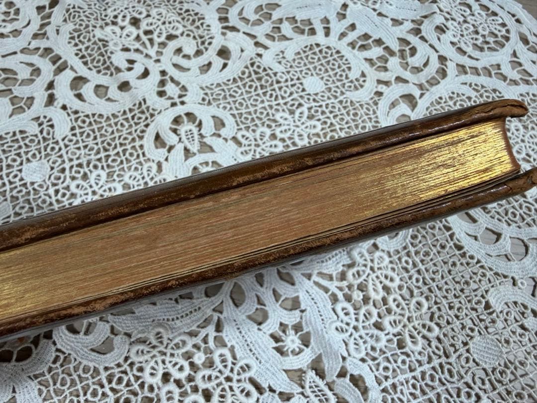 1932年 フランス語 Missel ミサ典 革装丁 三方金 挿絵入り 祈祷書