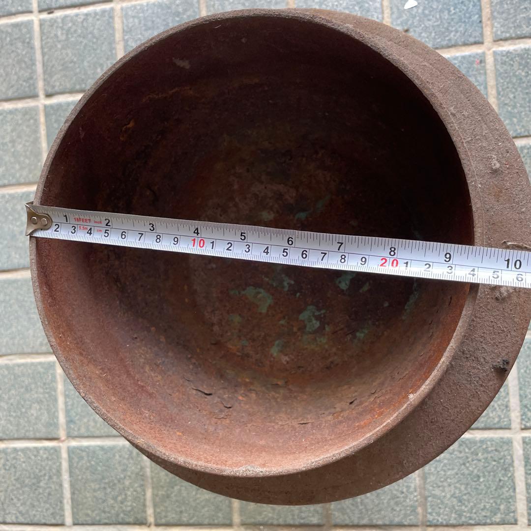 古い鉄製 羽釜 つば釜 はがま アンティーク