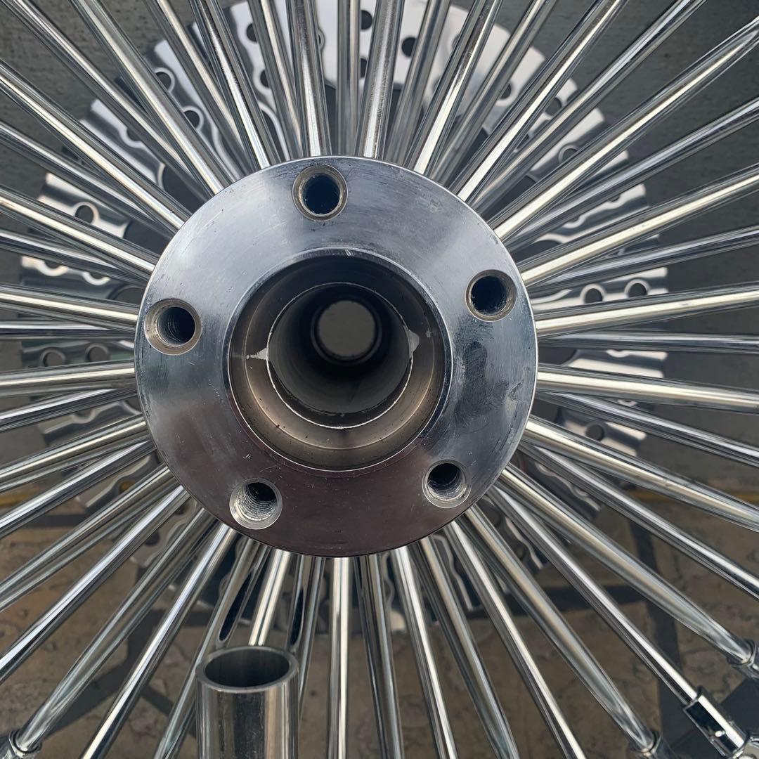 希少！ハーレー ファットスポークホイール 21×18inc タイヤ付 FXDWG