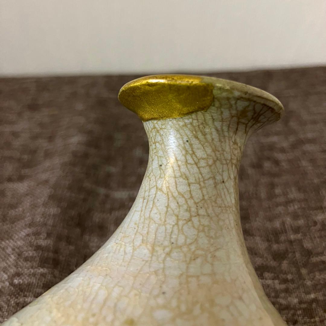 李朝酒器　徳利　奈良蔵出し　高麗青磁