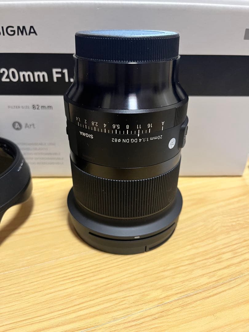 【美品】Sigma 20mm F1.4 DG DN Art ソニーE用