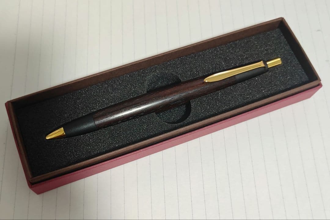 ボナンペン本紫檀シャープペンシル0.5mm真鍮金具