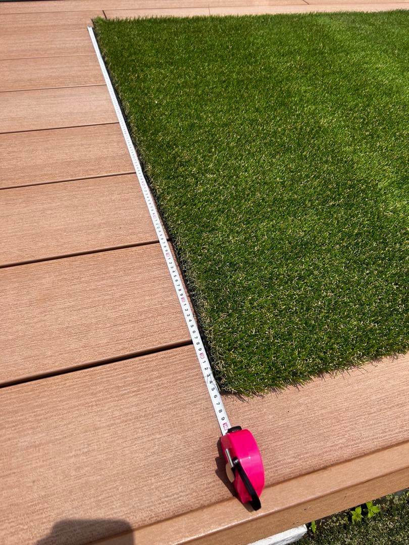 【メモリーターフ28mm】人工芝 約1.35m×1.70m