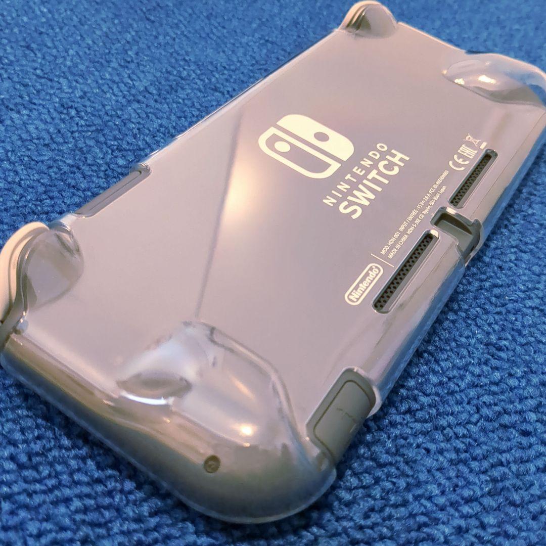 任天堂 Switch Lite グレー ACアダプター、カバー、保護シール付