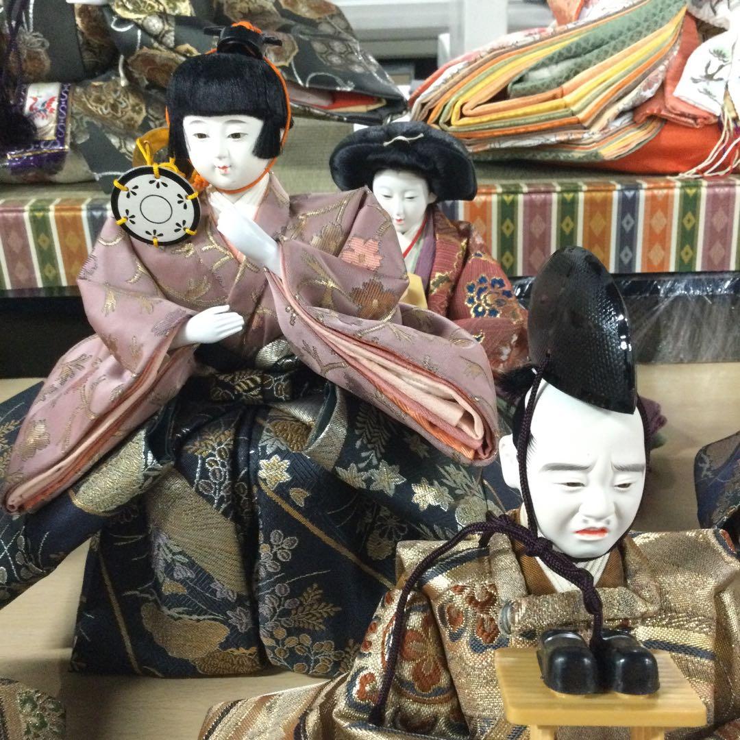 引き取り限定 雛人形 全15体 お道具 ひな祭り 女の子 お祝い ディスプレイ
