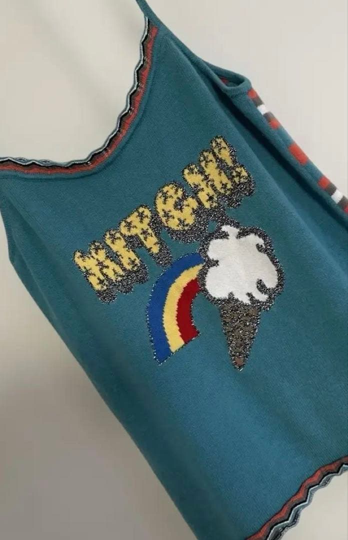 HYSTERIC GLAMOR レインボー ICECREAMキャミ