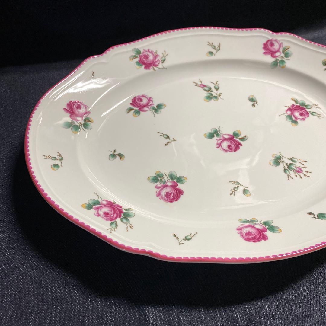 リチャードジノリリチャードジノリ　大皿　アンティックローズ オーバルプラター