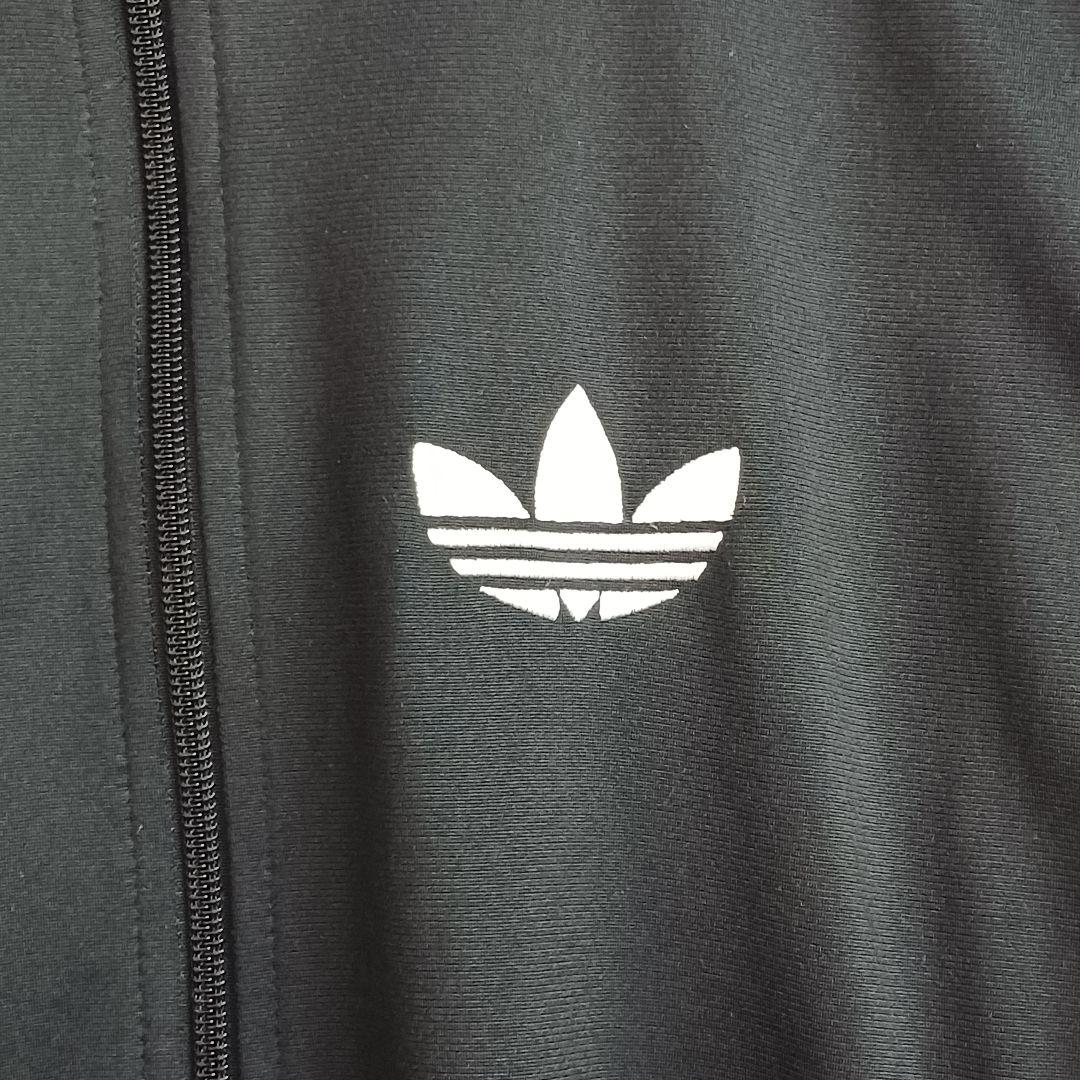 アディダスオリジナルス トラックジャケット S ブラック ファイヤーバード 刺繍