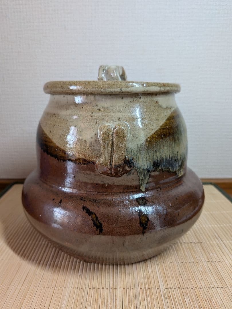 【人間国宝】十二代　中里太郎右衛門　（無庵）　朝鮮唐津　水指