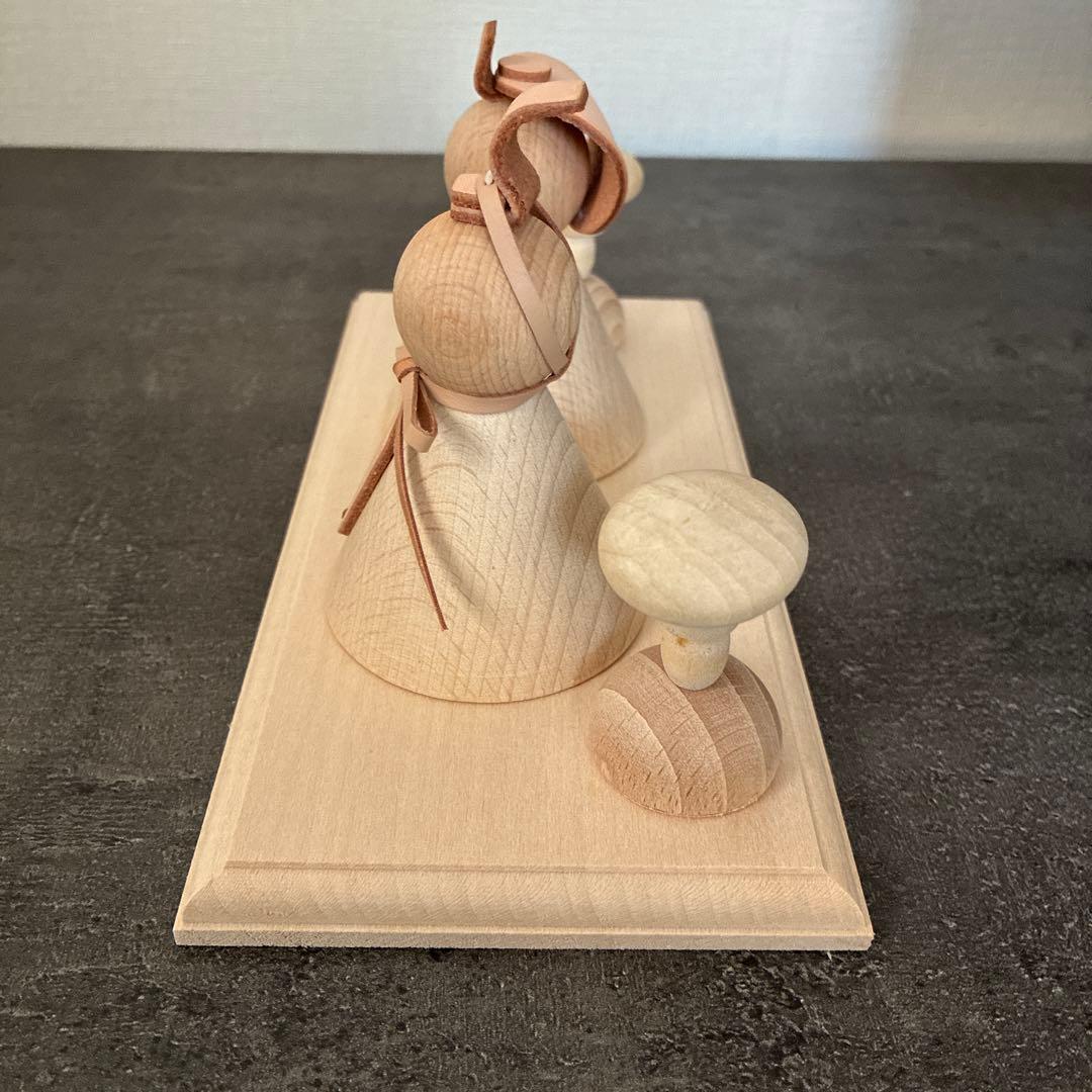 e c r u エクリュ　ohinasama お雛様　雛人形　木　作家　小型