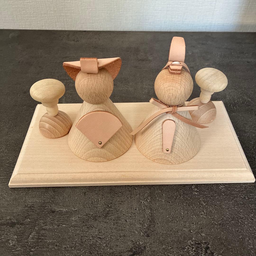 e c r u エクリュ　ohinasama お雛様　雛人形　木　作家　小型