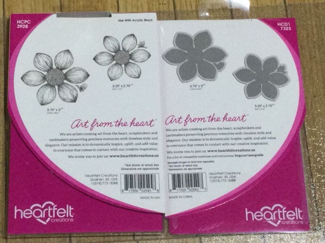 Heartfelt Creations スタンプセット 3点