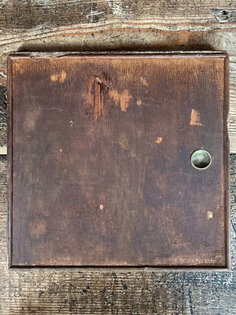 昭和初期 古家具 木製収納棚 食器棚 修理前 現状渡し リメイクベース