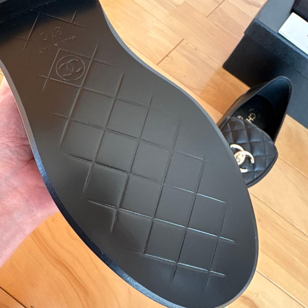 シャネル ココマーク ターンロック ローファー