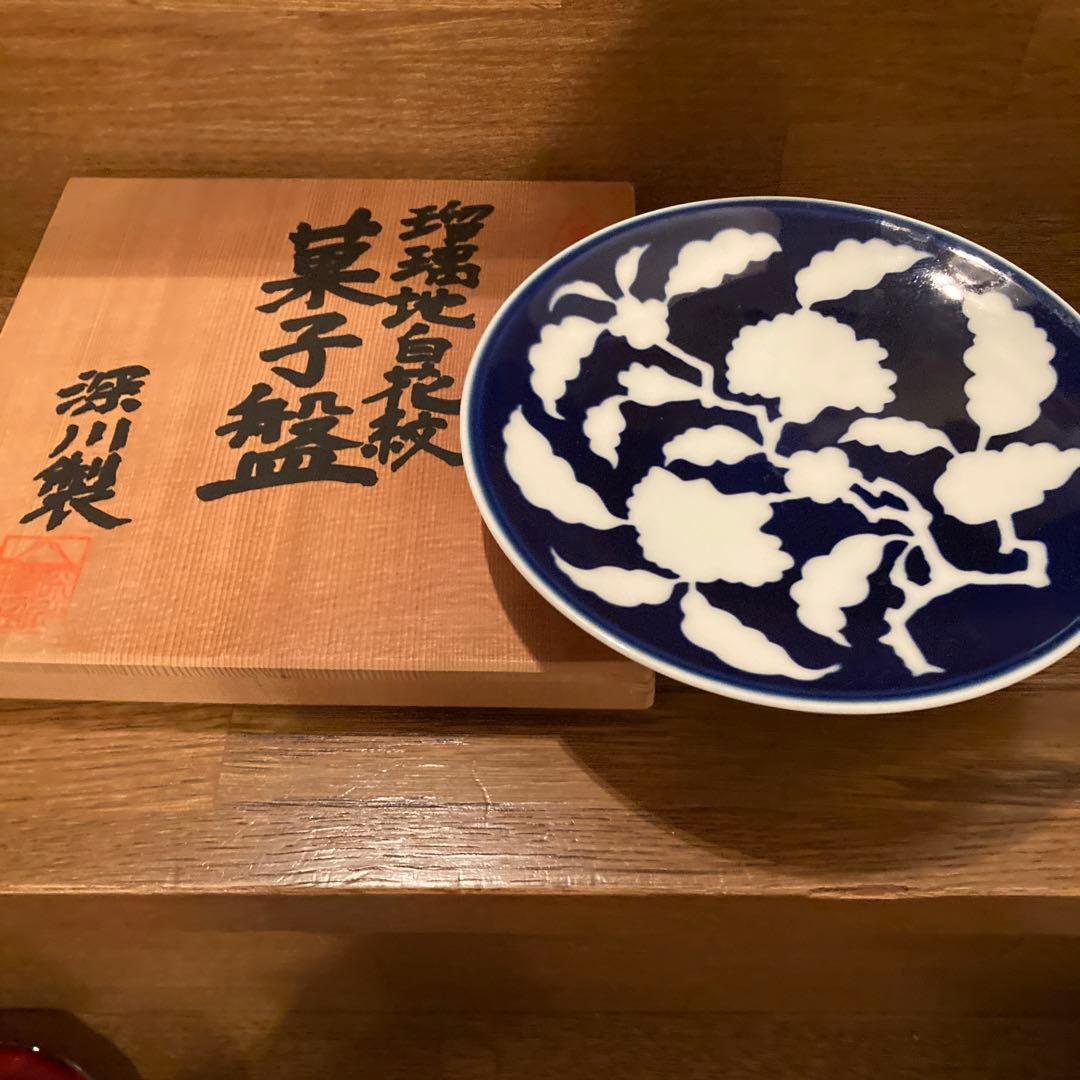 も*う様 底値‼️深川製磁コーデ格上げの廃盤品　深川最高ランク品和洋可　クリスマ