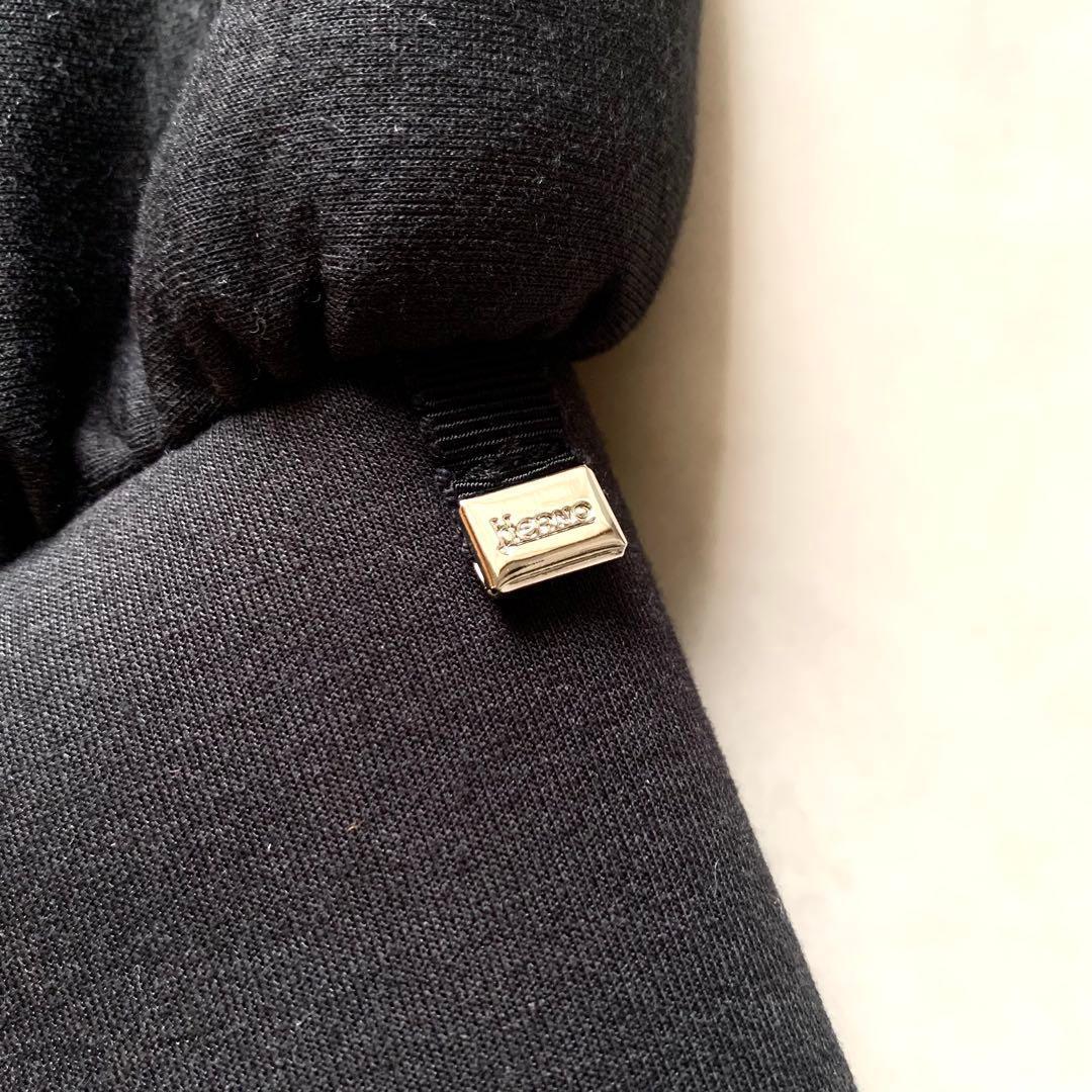 美品♡ヘルノリゾート ダウン切り替え ポンチョコート ロングコート 黒 40