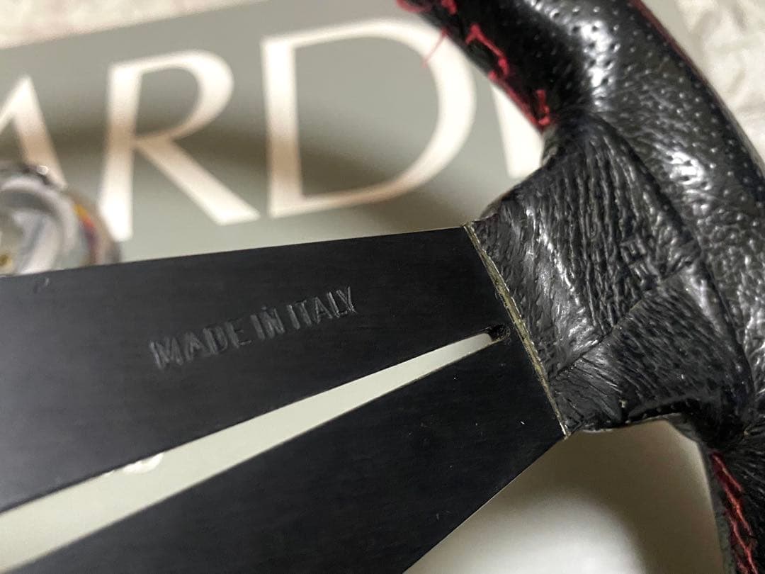 NARDI パンチングレザーステアリング35Φ 即決大歓迎　ナルディ　希少