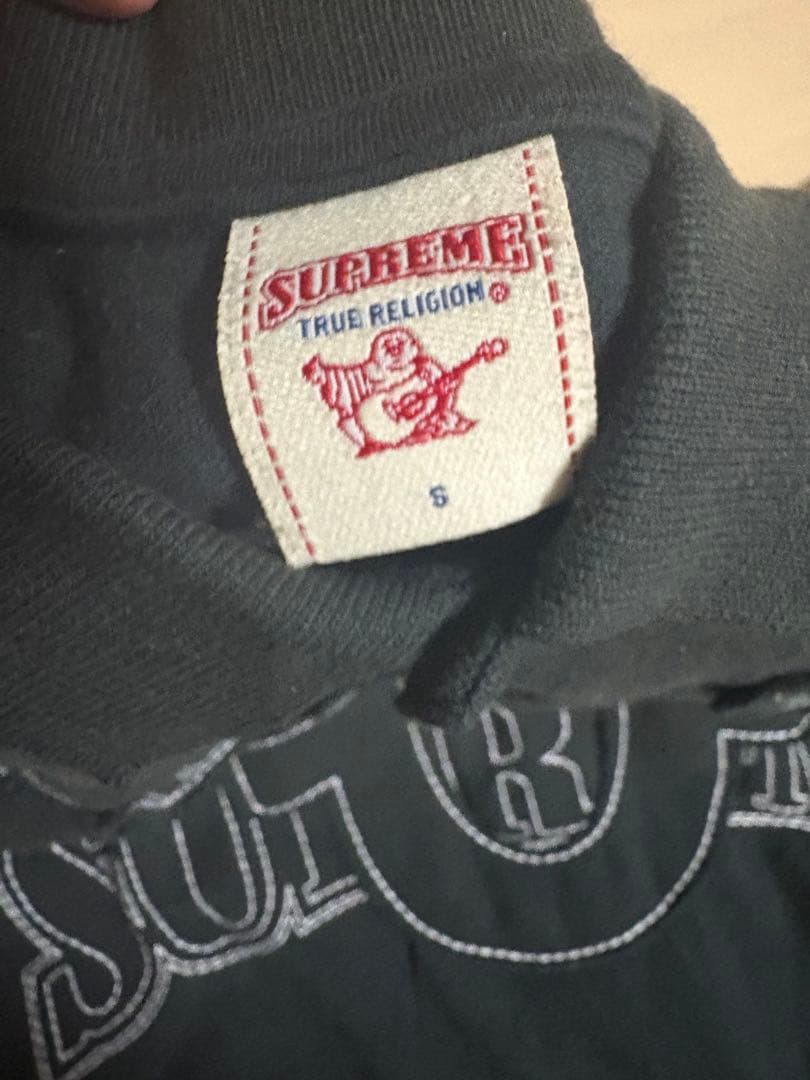 supreme×true religionポロシャツ黒 値下げコメントで可能