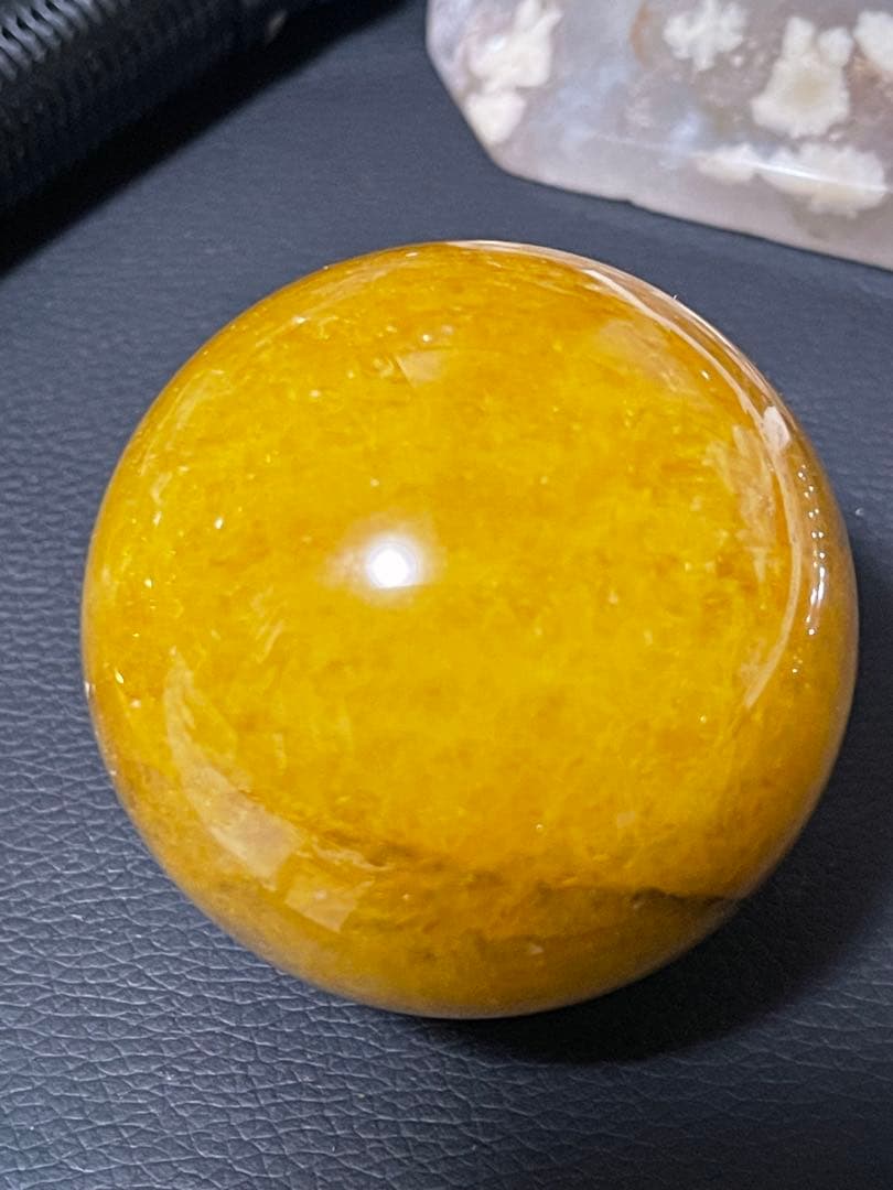 超レア　ゴールデンヒーラー　スフィア　約5.9cm 天然石