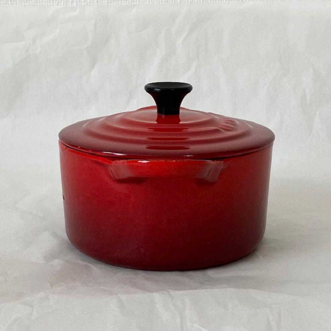 Le Creuset ル・クルーゼ　ミニココット　両手鍋　鋳鉄　赤　10cm