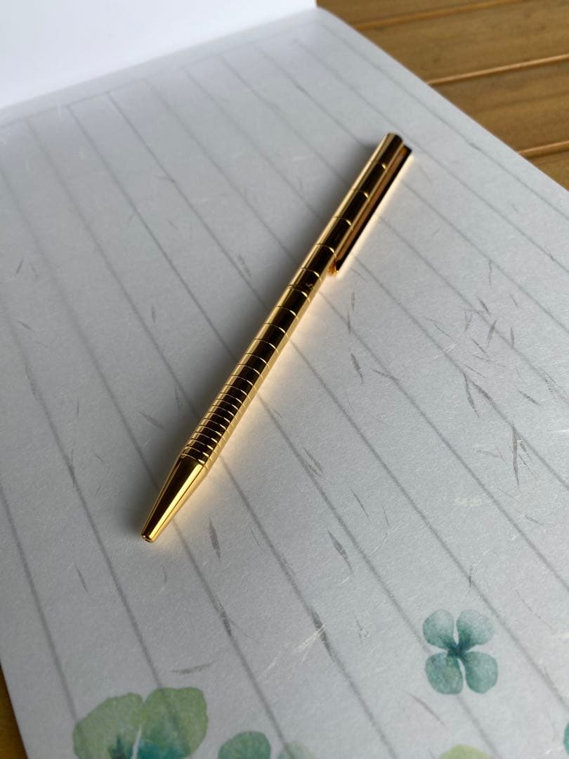 【新品】STデュポン ゴールドプレートボールペン フレンチレアコレクション